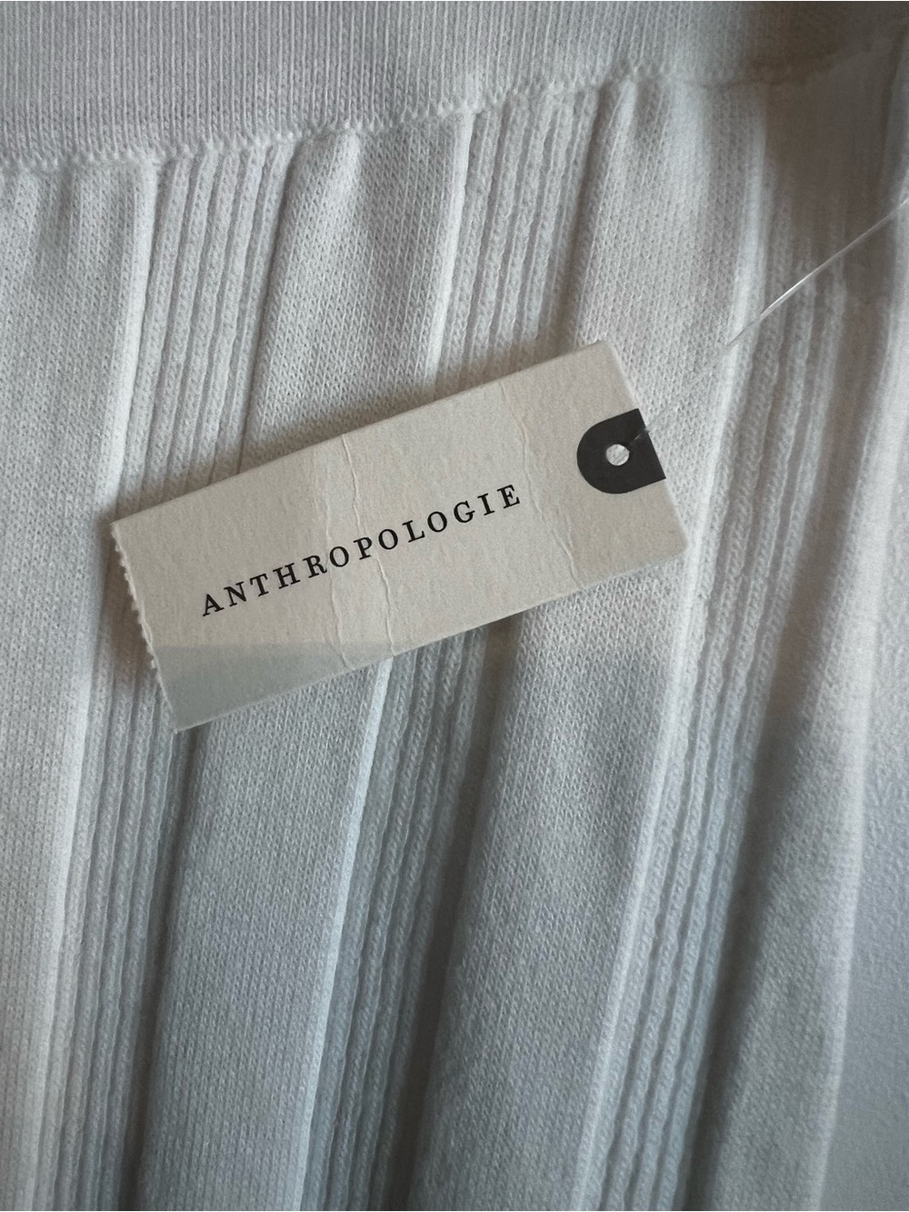 Anthropologie Daily Practice Flare Sweater Pants Ivory Medium NWT - Picture 10 of 12
